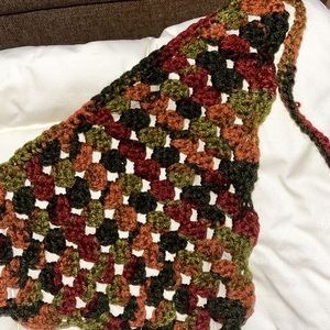 Fall crochet bandana